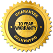 10 Year Warranty Guarantee